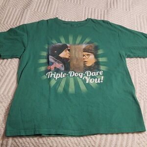 Christmas story, triple dog dare you, holiday t-shirt.